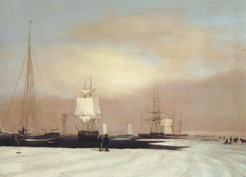 John Samuel Blunt Boston Harbor china oil painting image
